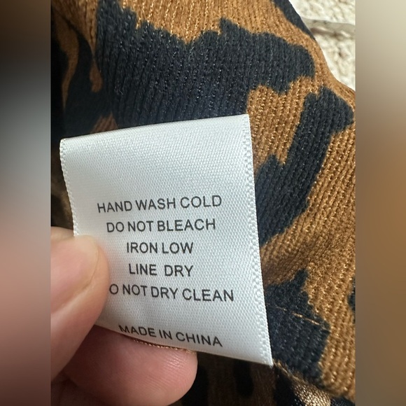 Chloe Layerz Leopard Dress size 3X new with tag - Picture 10 of 11